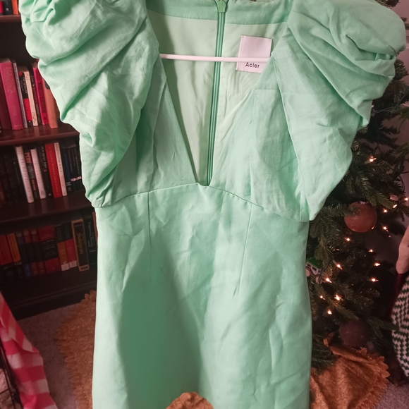 Acler Denare Mint Green Mini Dress - Picture 6 of 10
